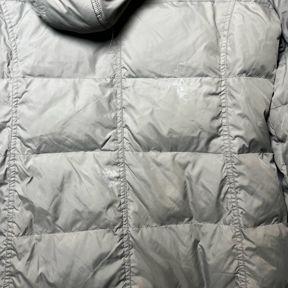 Michael Kors Gray Down Filled Hood Puffer Jacket Womens Size Medium - Picture 6 of 8